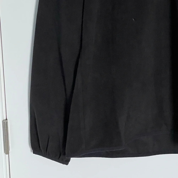 New! Rains Black Fleece Half Zip Pullover Top nwt 29700 - Picture 4 of 15